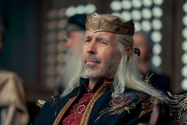 Le roi Viserys I Targaryen, dans House of the Dragon. HBO